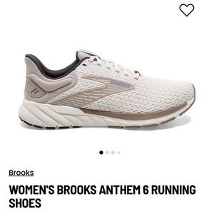 Brooks Women's Anthem 6 Shoes - Cream and Tan